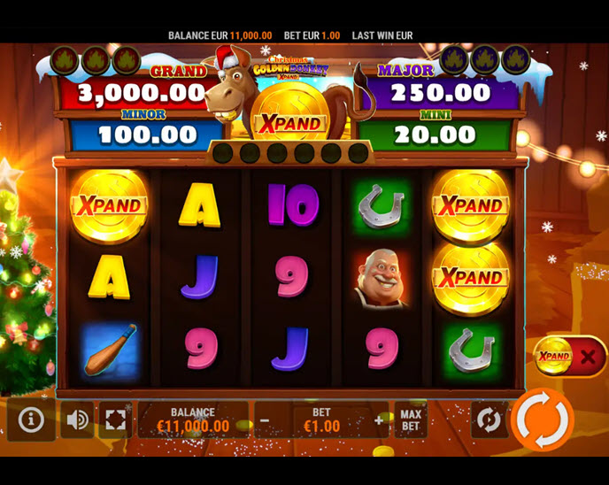 golden donkey christmas xpand