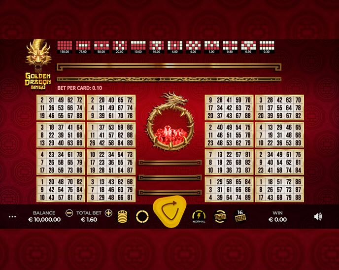 golden dragon bingo