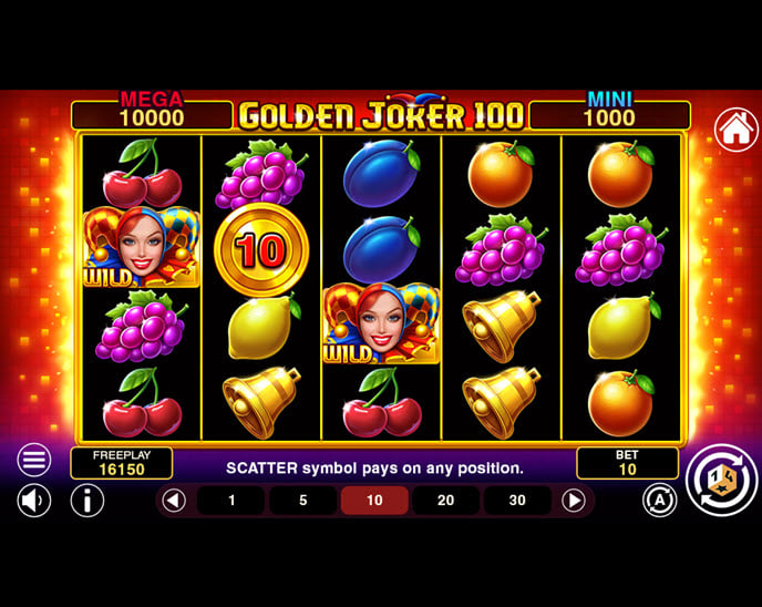 golden joker 100 hold and win