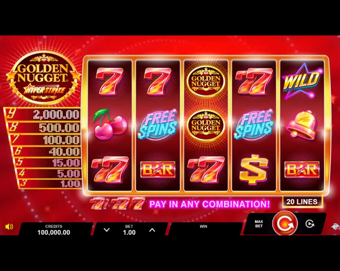 golden nugget hyper strike