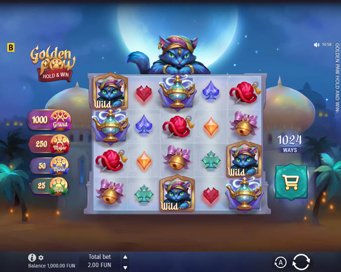 golden paw hold & win