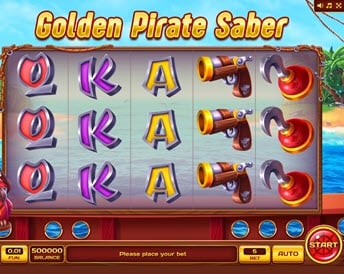 golden pirate saber