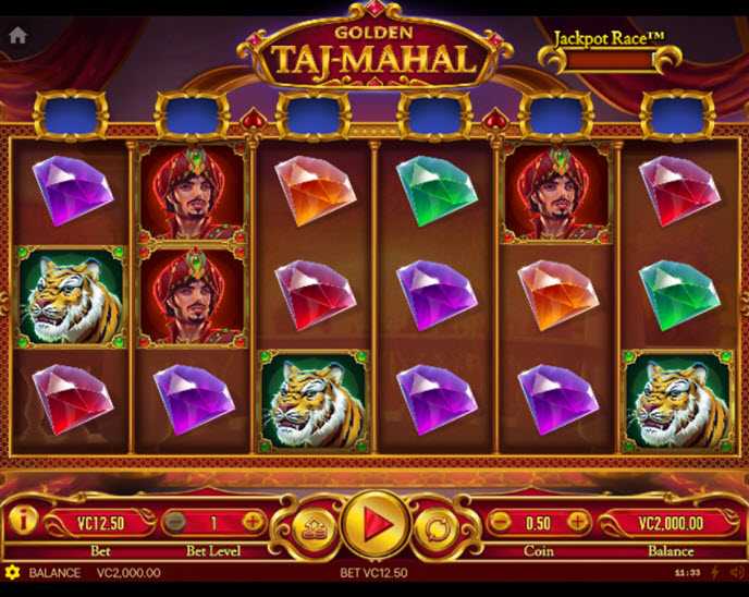 golden taj mahal