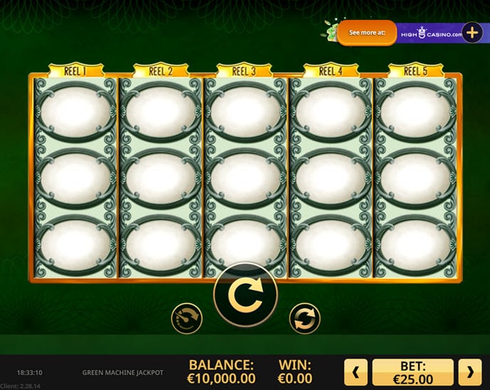 green machine deluxe jackpot