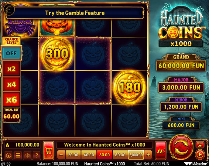 haunted coins x1000