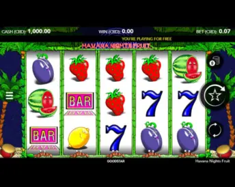 Havana Nights Fruit