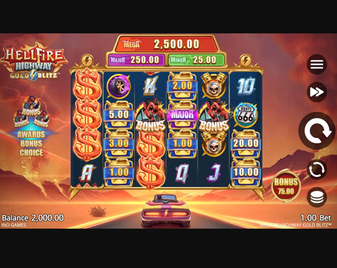hellfire highway gold blitz