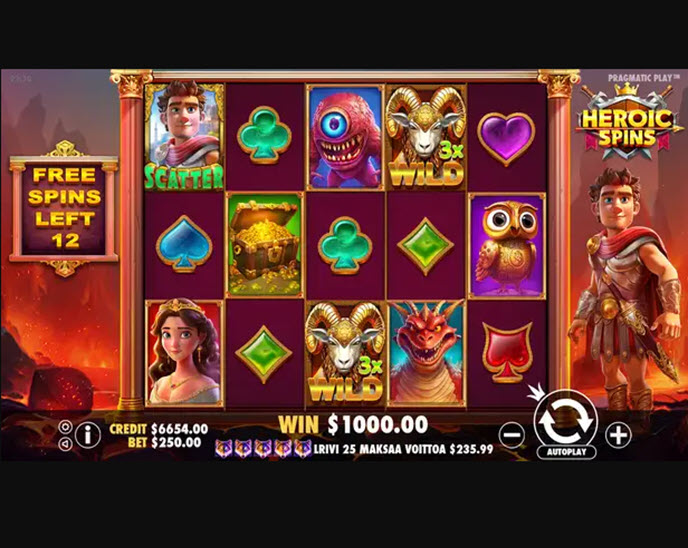 heroic spins