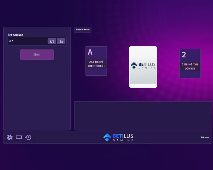 hi-lo (betilus gaming)