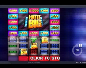 hit it hard