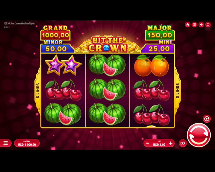hit the crown hold and spin