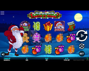 ho ho ho santa is home