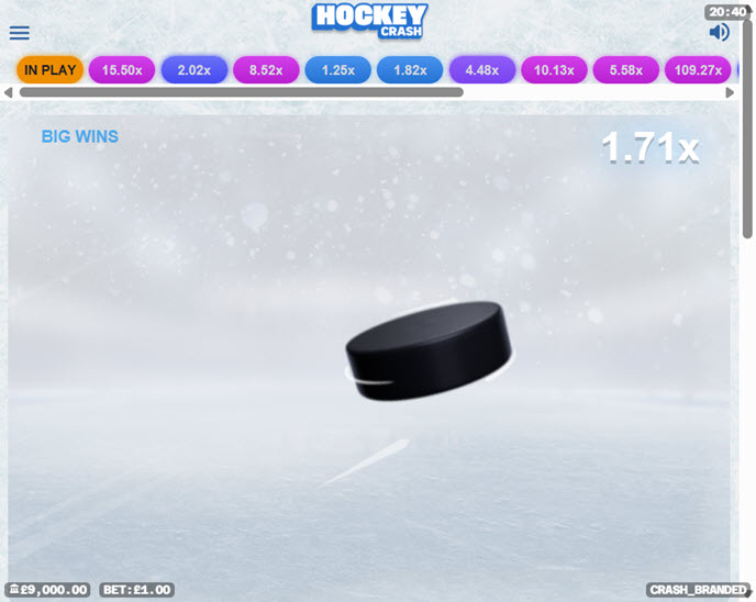 hockey crash