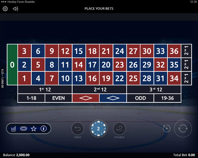 hockey fever roulette