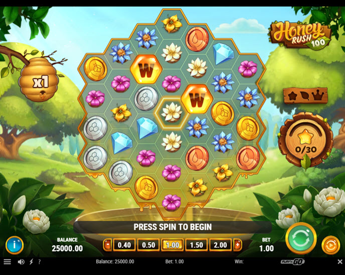 honey rush 100