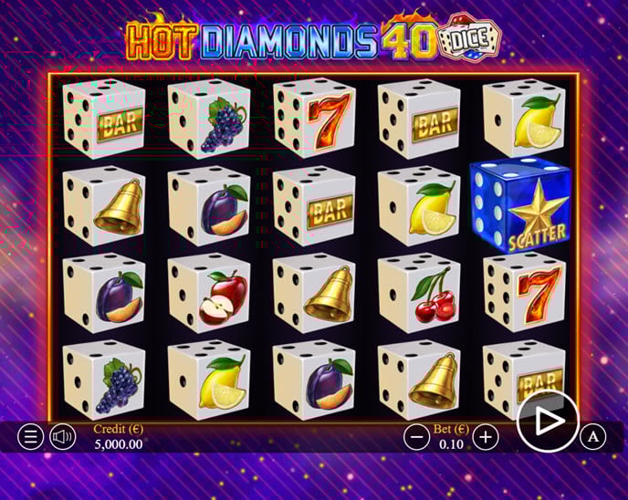 hot diamonds 40 dice