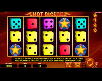 Hot Dice 10 (Amatic Industries)