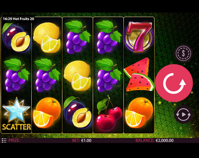 hot fruits 20 (triple cherry)