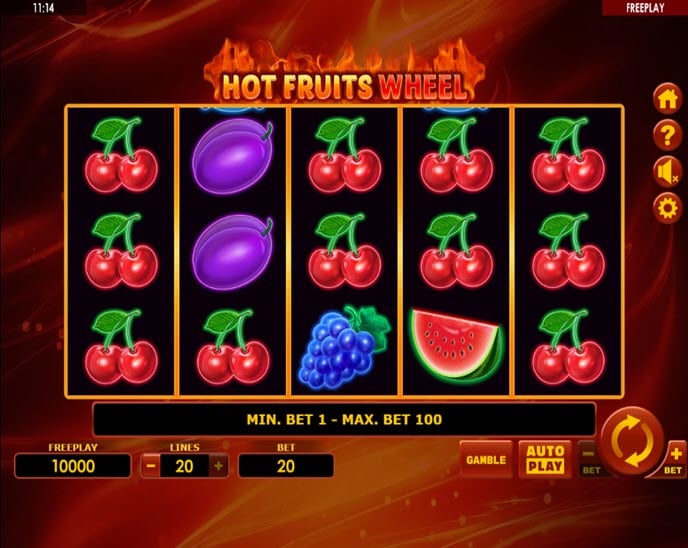hot fruits wheel (amatic industries)