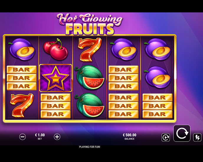 hot glowing fruits