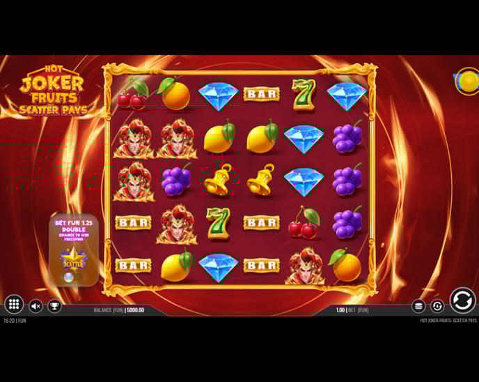 hot joker fruits scatter pays