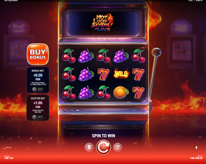 hot lucky sevens claw