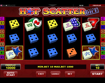 hot scatter dice