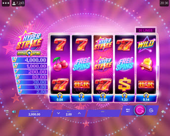 hyper strike hyperspins