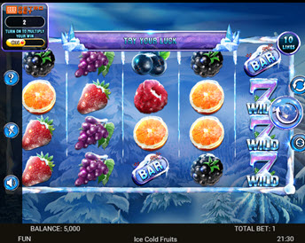 ice cold fruits
