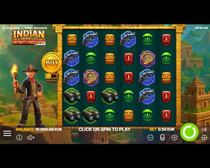 indian adventure: infinity freespins