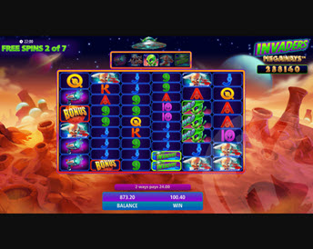 invaders megaways