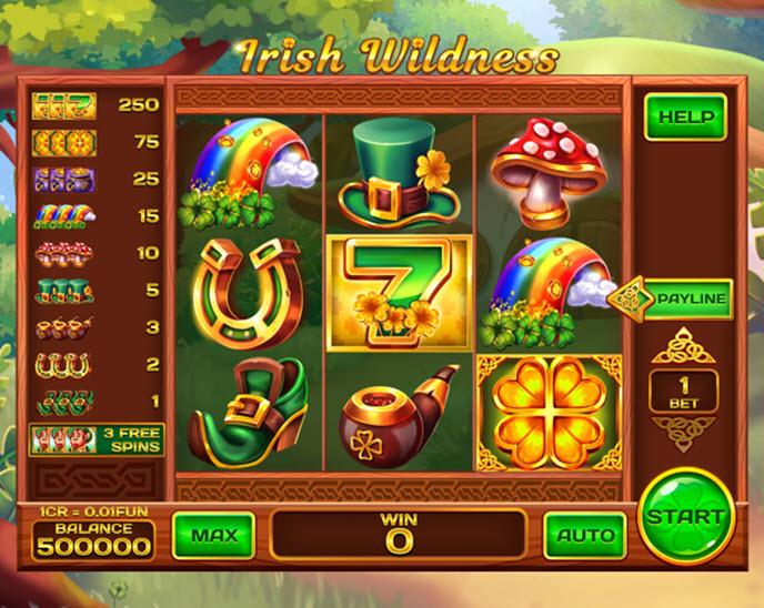 irish wildness (3×3)
