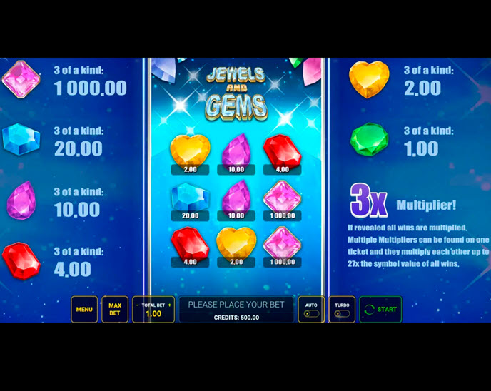 jewels and gems