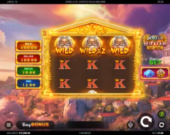 Jewels of Jupiter Hold and Win