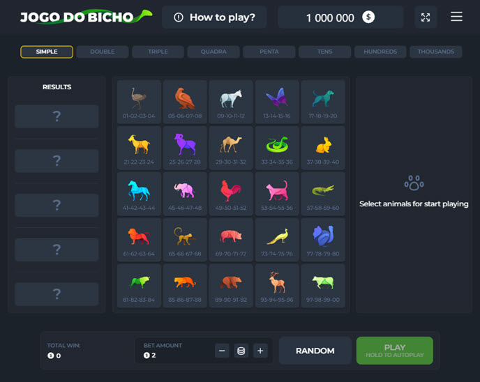 jogo do bicho (inout)