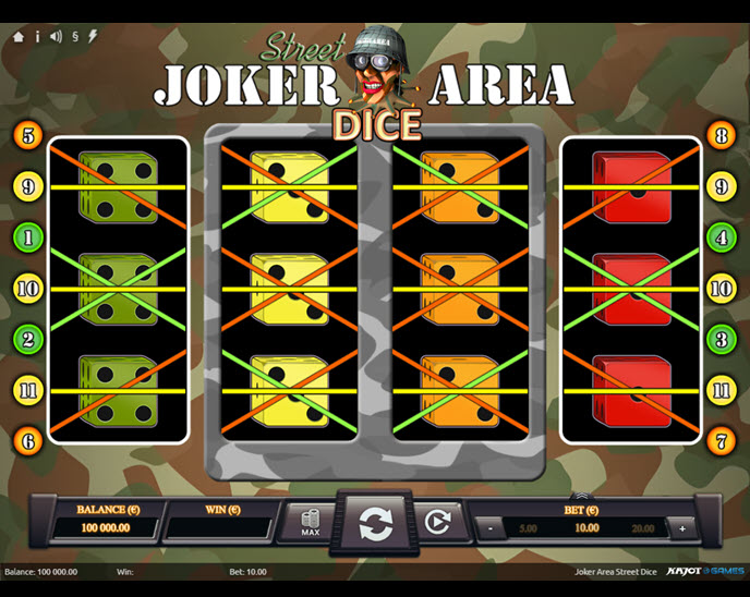 joker area dice