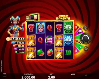 joker bonanza cash spree
