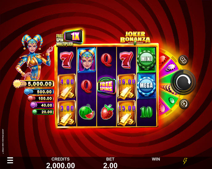 joker bonanza cash spree