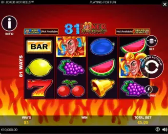 Joker Hot Reels 81