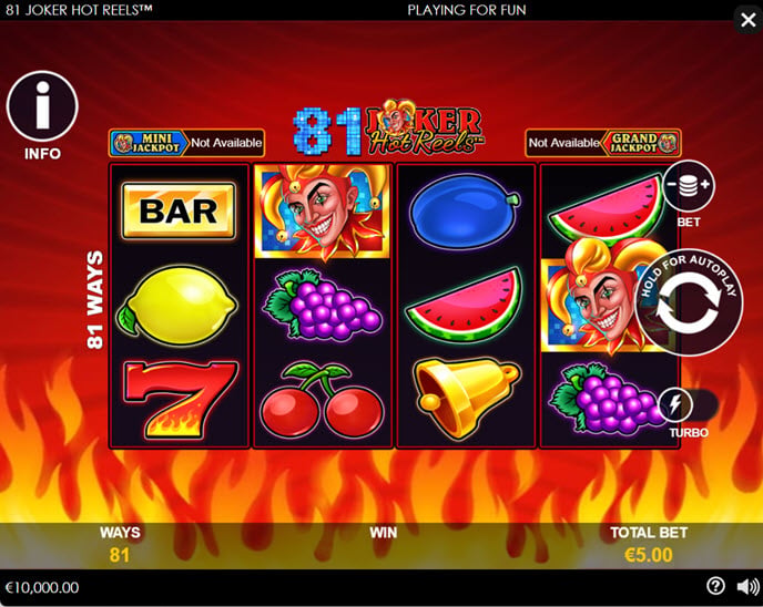 joker hot reels 81