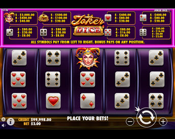 joker’s jewels dice