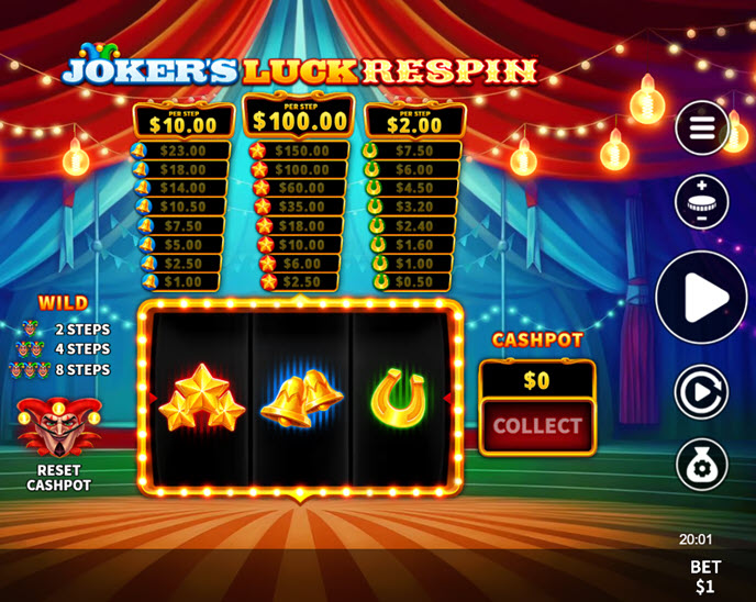joker's luck respin