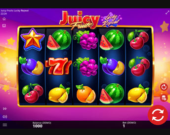 juicy fruits lucky repeat