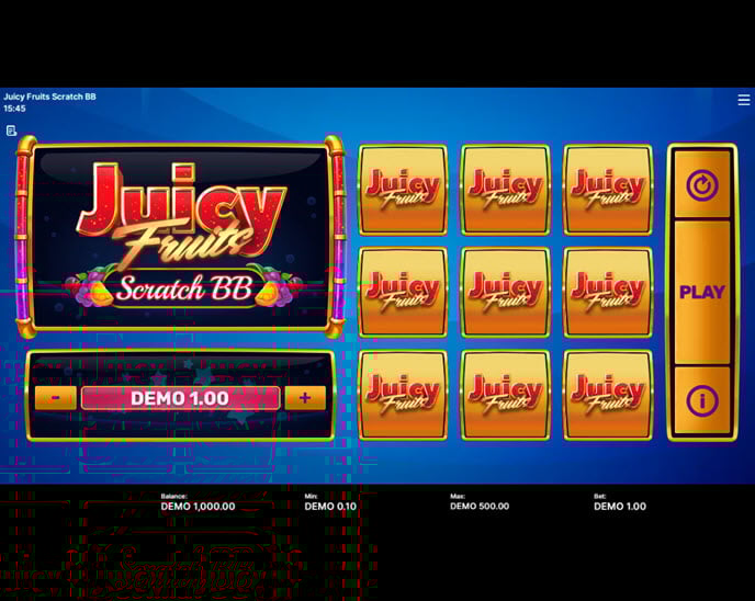 juicy fruits scratch bb
