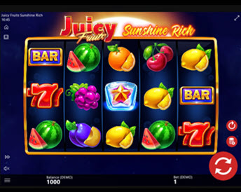 juicy fruits sunshine rich