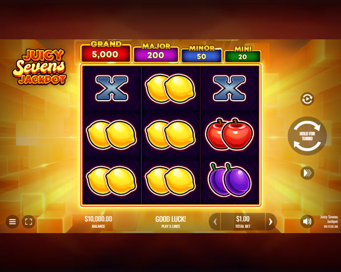 juicy sevens jackpot