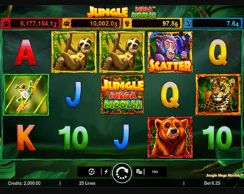 jungle mega moolah