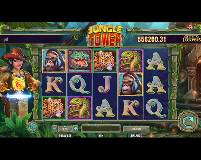 jungle tower megajackpots