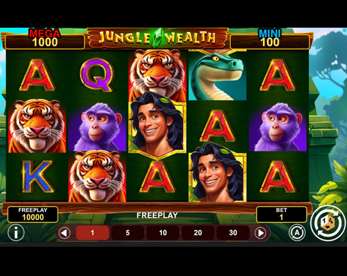 jungle wealth hold and win