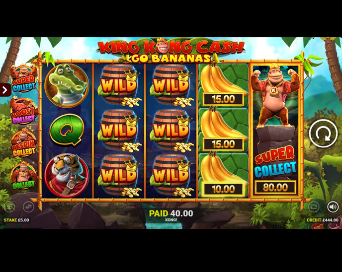 king kong cash go bananas